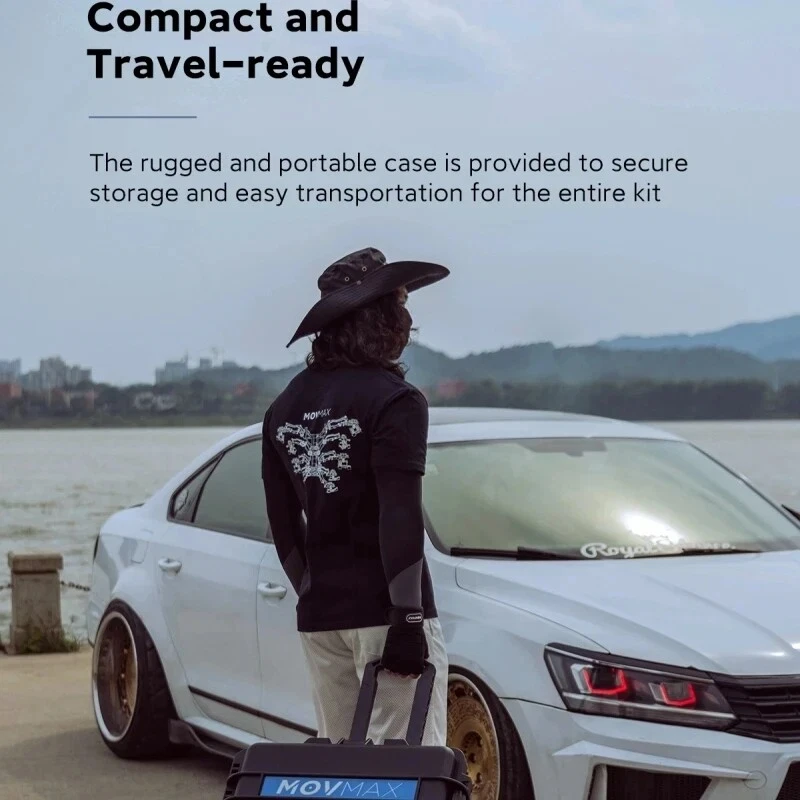 Vaxis Movmax Camera Dolly System Grip Dolly for Film Making DSLR Tracking Slider - Image 3 of 4