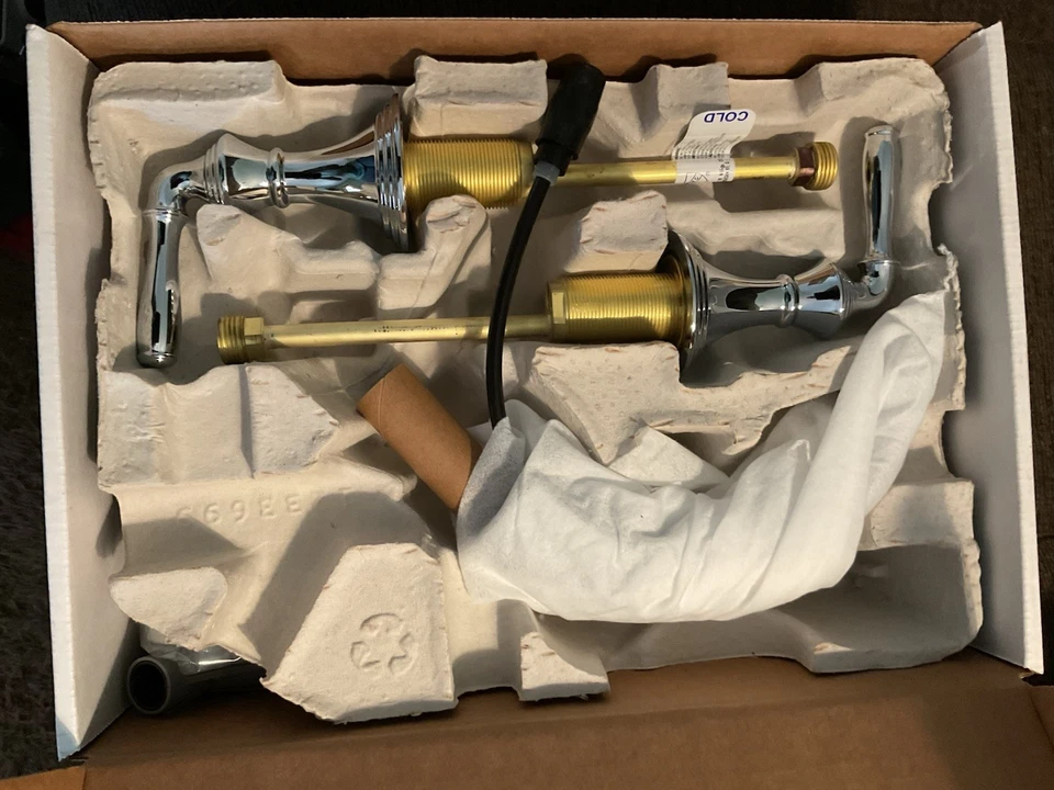 Grifo amplio Kohler K-394-4-CP Devonshire con válvula UltraGlide - Cromo Foto 3 de 3