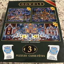 Ceaco Dowdle 3 In 1 Multipack Jigsaw Puzzle