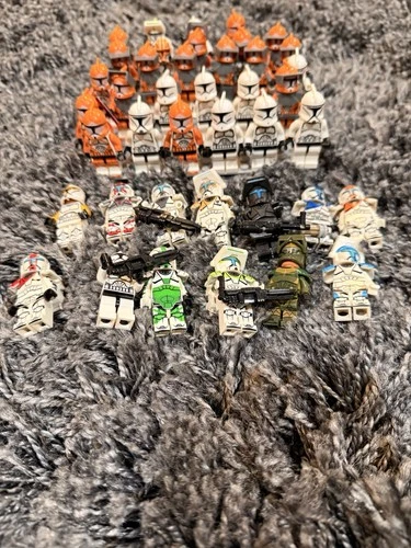 Clone Trooper Army Minifigure Lot – Custom Figures – Not Authentic LEGO