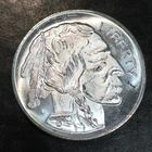 1oz Silver Bullion Older Buffalo and Indian style WE COMBINE SHIP #R756