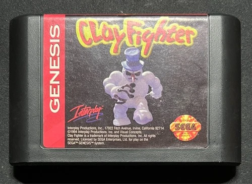 Clay Fighter Sega Genesis - Cartridge Only