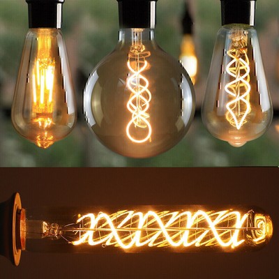 E27 Edison Vintage LED Lampe Filament Nostalgie Glühbirne Retro Bulbs NEW