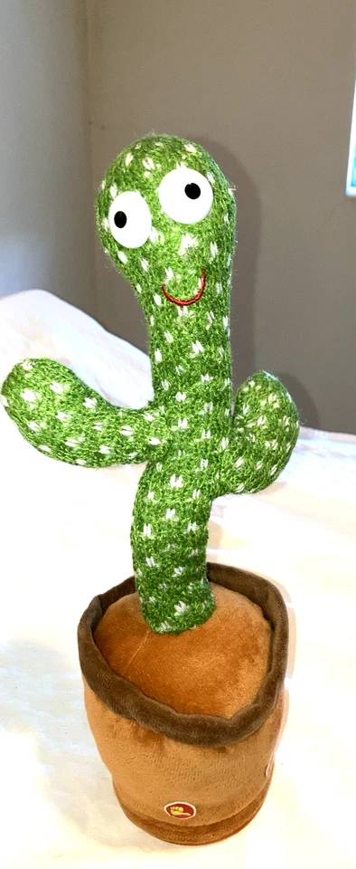 Juguete de imitación de cactus parlantes, juguete de imitación de cactus soleados para hablar y repetir para cantar 120 Foto 3 de 3