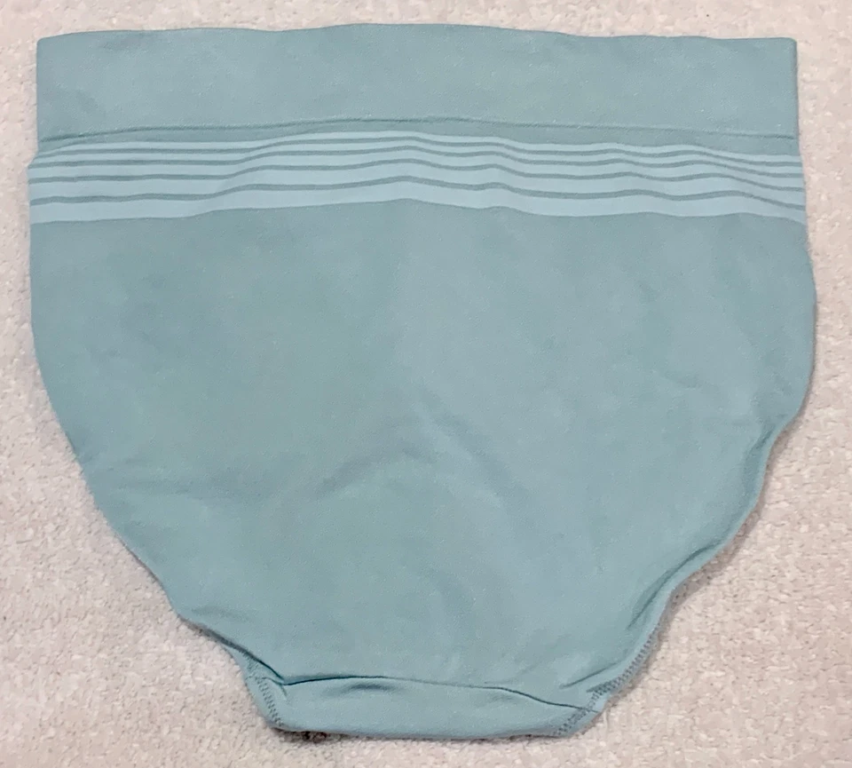 Panty de corte alto azul victoriano sin costuras sin pellizcos sin problemas para mujer L 7 Foto 4 de 4