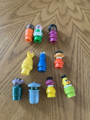 Vintage Fisher Price Little People Sesame Street Characters