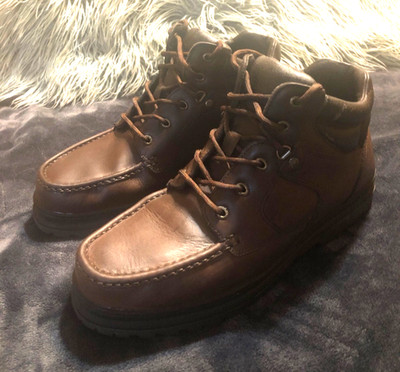 Thom McAn Boots Men's Leather Ankle Snow Hiking Lace Up Chunky Boot 13W