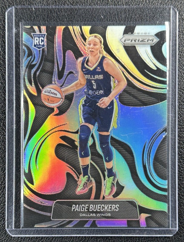 PAIGE BUECKERS 2025 PANINI WNBA PRIZM #6 ROOKIE ABSTRACT SP RC WINGS