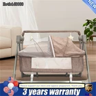 0-36 Months Electric Baby Crib Musical Cradle Infant Auto Swing W/ Safety Belt