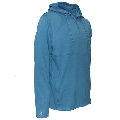 Antigua Golf Men's Connected 1/4-Zip Hoodie Pullover - Performance Top, New