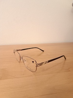 Tres Jolie Marchon Glasses Frame New (Demo) 195, 232, 55-16 140 Brown, Yellow