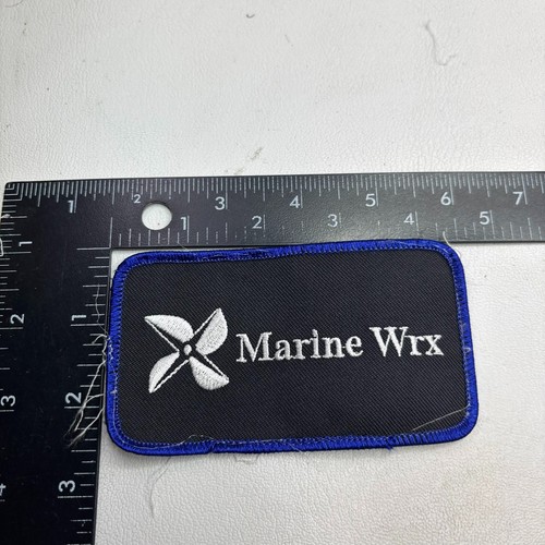 4.5" x 2.5" Heritage Lake Indiana Boat Repair Shop MARINE WRX Patch (USED) 00DF