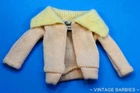 Vintage Barbie Doll Fashion PAK Pink Cardigan Sweater Near Mint ~ 1960's