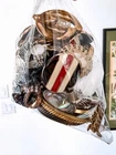 Vintage Costume Jewelry Lot Wearable Resell Craft Gold Tone Rhinestone 1.5 lbs