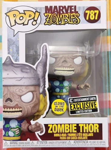 Funko POP! Marvel Zombies - ZOMBIE THOR #787 GITD Entertainment Earth Exclusivo