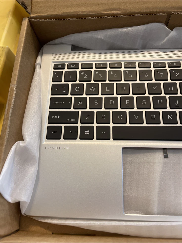 Laptop for HP ProBook 440 G6 445 G7 English Keyboard Palmrest Cover Backlit - Image 2 of 4