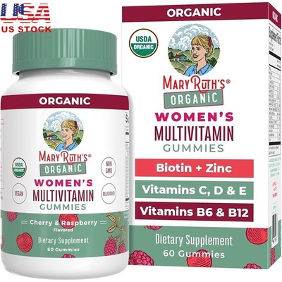 Vegan Multivitamin Gummies Women Immune Support Skin Health Sugar Free 60ct New