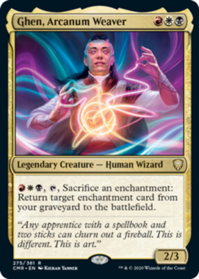 x1 Ghen, Arcanum Weaver - Foil R MTG Commander Legends M/NM, English