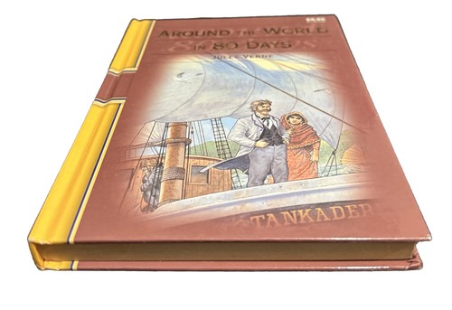 Around The World In 80 Days by Jules Verne Children Classic Adventure Hardcover - Picture 3 of 4