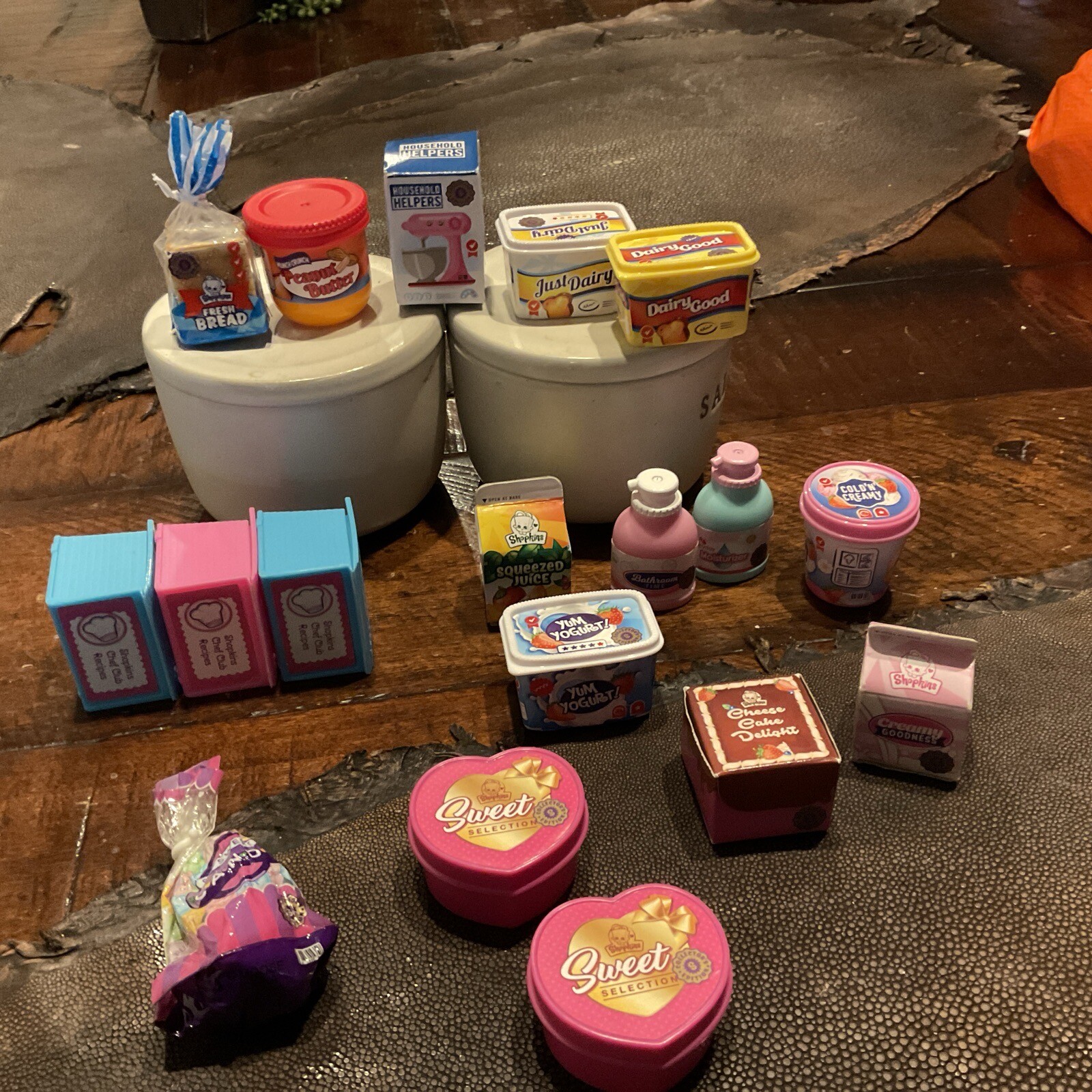 Lot of 18 Shopkins Real Littles Mini Food Products Real Brands Moose