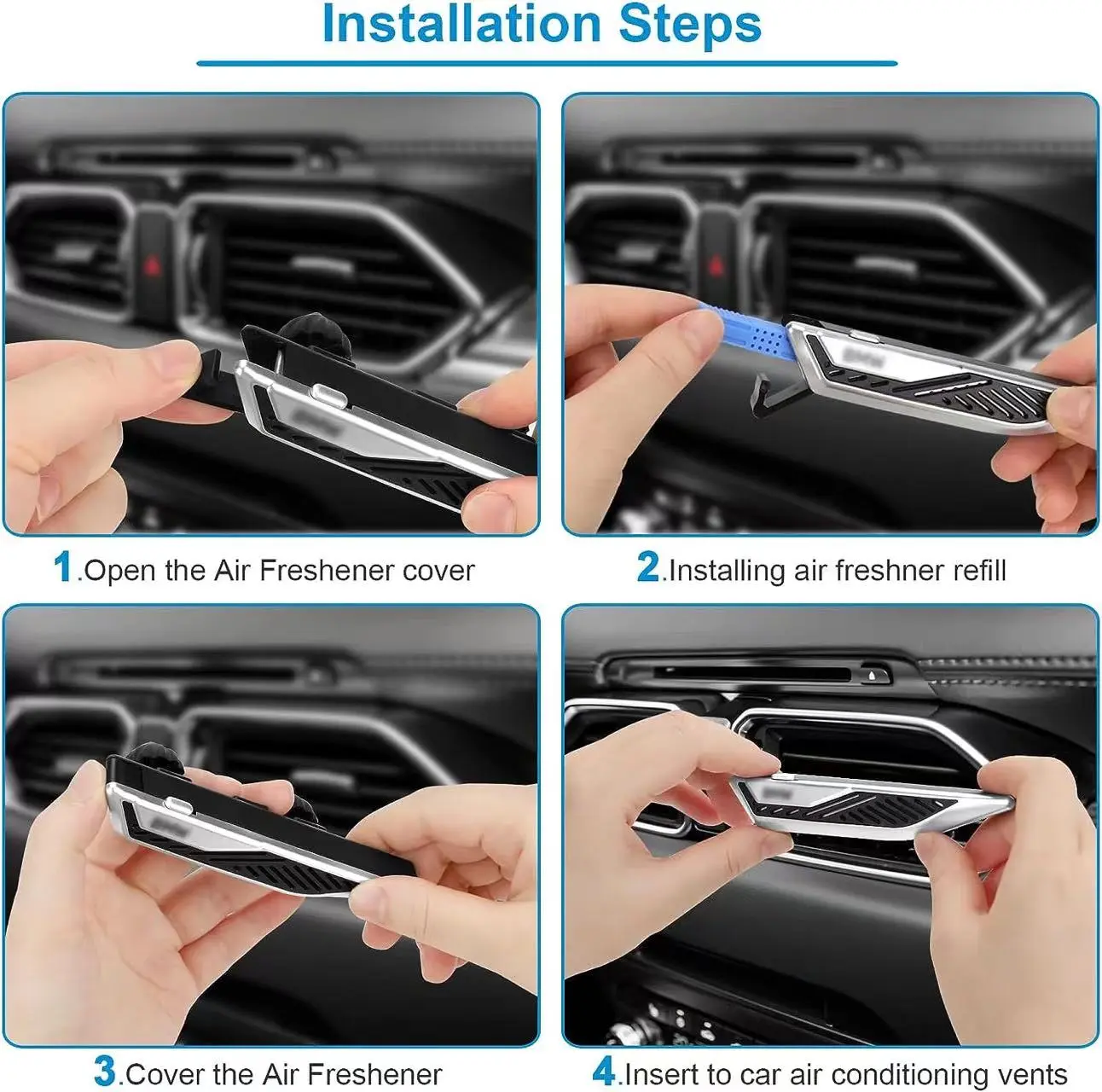 BMW Natural Air Car Freshener Holder + 1x Fragrance Stick Genuine