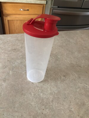 Tupperware 16 oz Tumbler with Lid EUC! #5107L