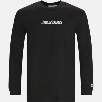 adidas Originals The Simpson Krusty Burger Men Long Sleeve T-Shirt