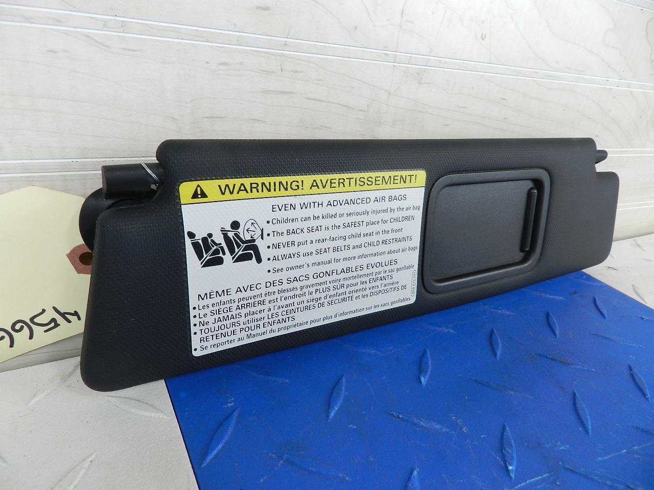 2017-2022 Audi R8 - OEM RH Passenger Sun Visor Assembly w/ Mirror Black