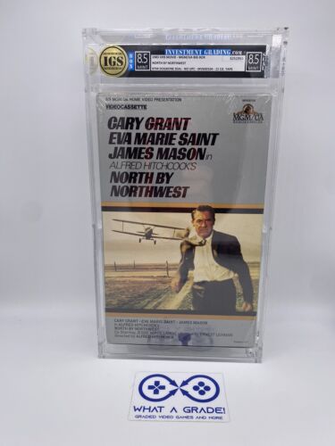 North by Northwest VHS 💎 Big Box Graded IGS 💎 Sealed Classic 1983 Hitchcock - Picture 1 of 7