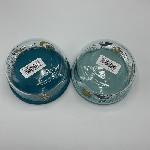 2X Disney The Nightmare Before Christmas Food Storage Glass Container Bowls Lids - Picture 5 of 6