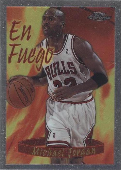 その他 NBA 96-97 Topps Chrome Michael Jordan MICHAEL JORDAN 1996-97 TOPPS CHROME # 139 1ST CHROME CARD! SP