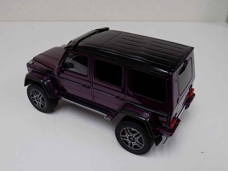 1/18 GT Spirit Mercedes Benz G500 4x4 2 Colección Color Loco Púrpura Metálico Foto 2 de 4