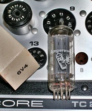 NEW TUBE EZ80 6V4 Amperex Bugle Boy NOS NIB France Sencore tested balanced kC5