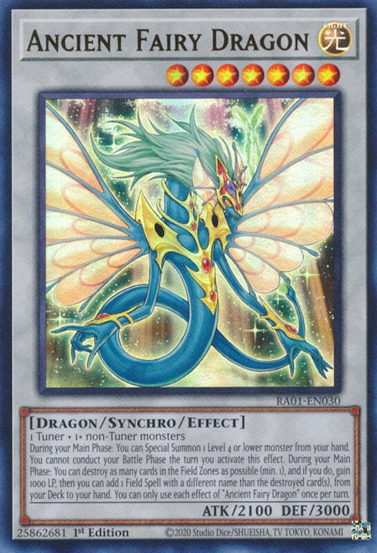 Ancient Fairy Dragon Ultra Rare RA01-EN030 Collectible Card