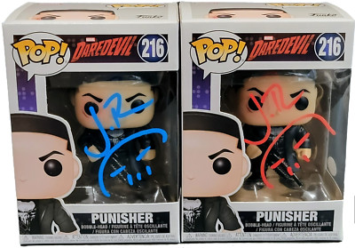 Marvel The Punisher - Jon Bernthal Signed Funko POP! - Punisher #216 Daredevil