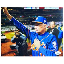 Terry Collins Signed New York Pose 4 Baseball 8x10 Photo (JSA)
