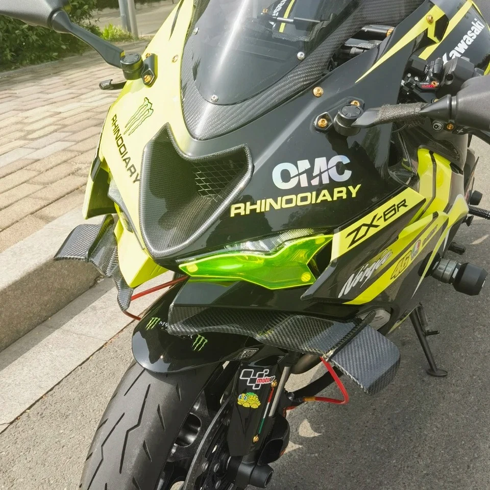 Alerón aerodinámico delantero parabrisas Kawasaki Ninja ZX6R Foto 4 de 4