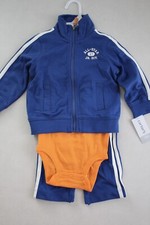 CARTER'S Boy's 3 Piece Sport Jacket, Shirt  Pants Set Outfit size 12M New