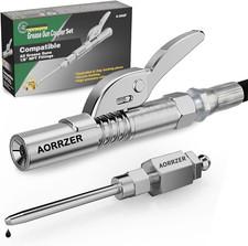 Juego de Punta de Aguja y Acoplador para Engrasadora, Rosca 1/8" NPT.