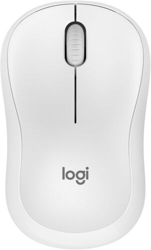 Logitech M240 Silent Bluetooth Mouse, Wireless, Compact, Portable, White