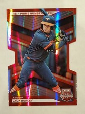 JACK HURLEY 2023 Elite Extra Edition PRIME NUMBERS A RED DIE-CUT #'d 165/200