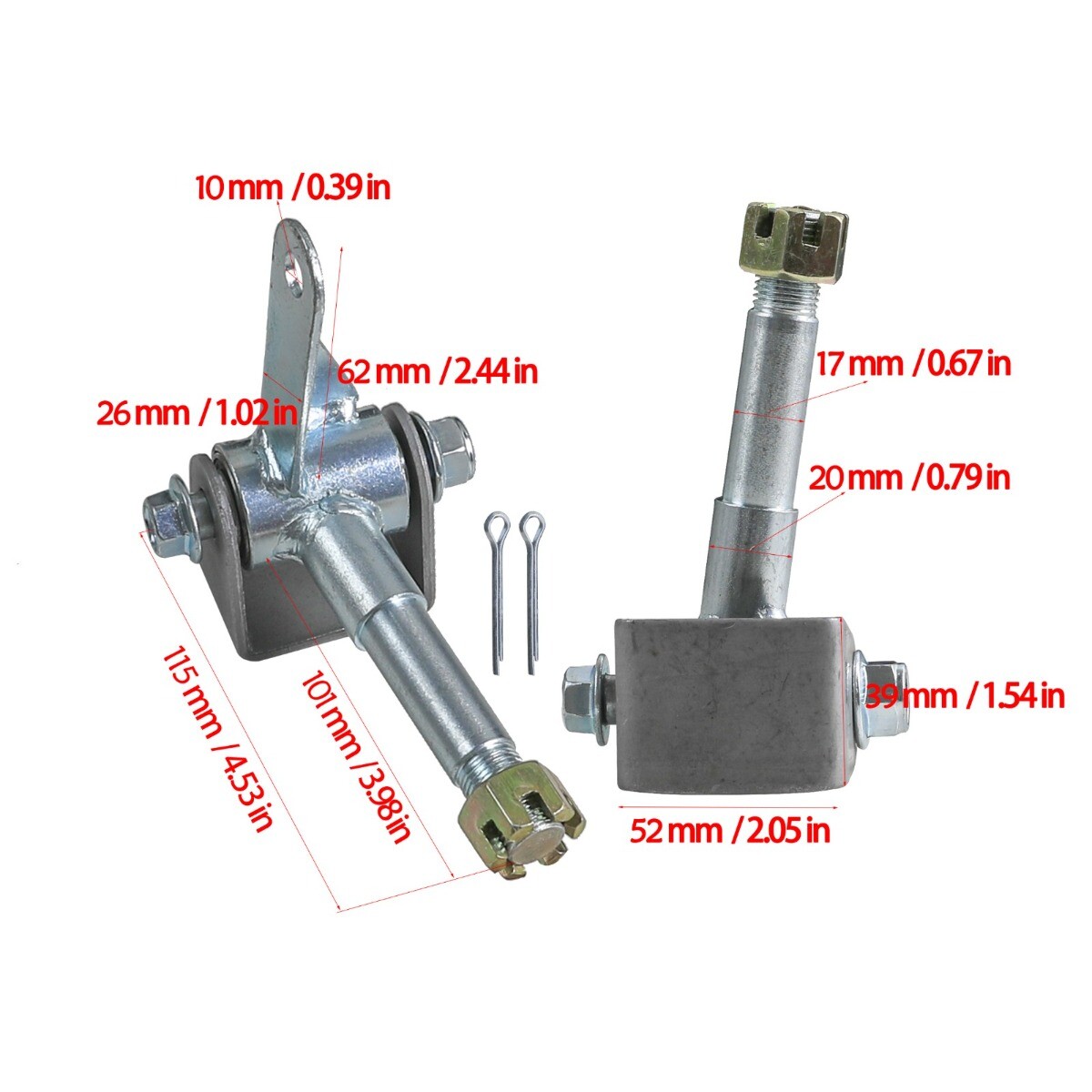 Kit Albero Asse Posteriore Per Go Kart E ATV 50-150CC - 24 Pollici, Metallo, Per Carichi Pesanti