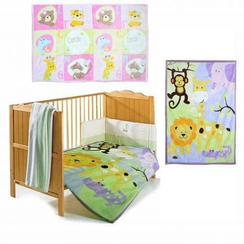 Linge de lit polaires filles pour bébé