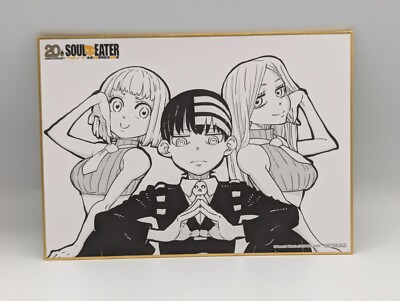 NEW shikishi board Death the Kid Soul Eater 20th Anniversary Exhibition Limited