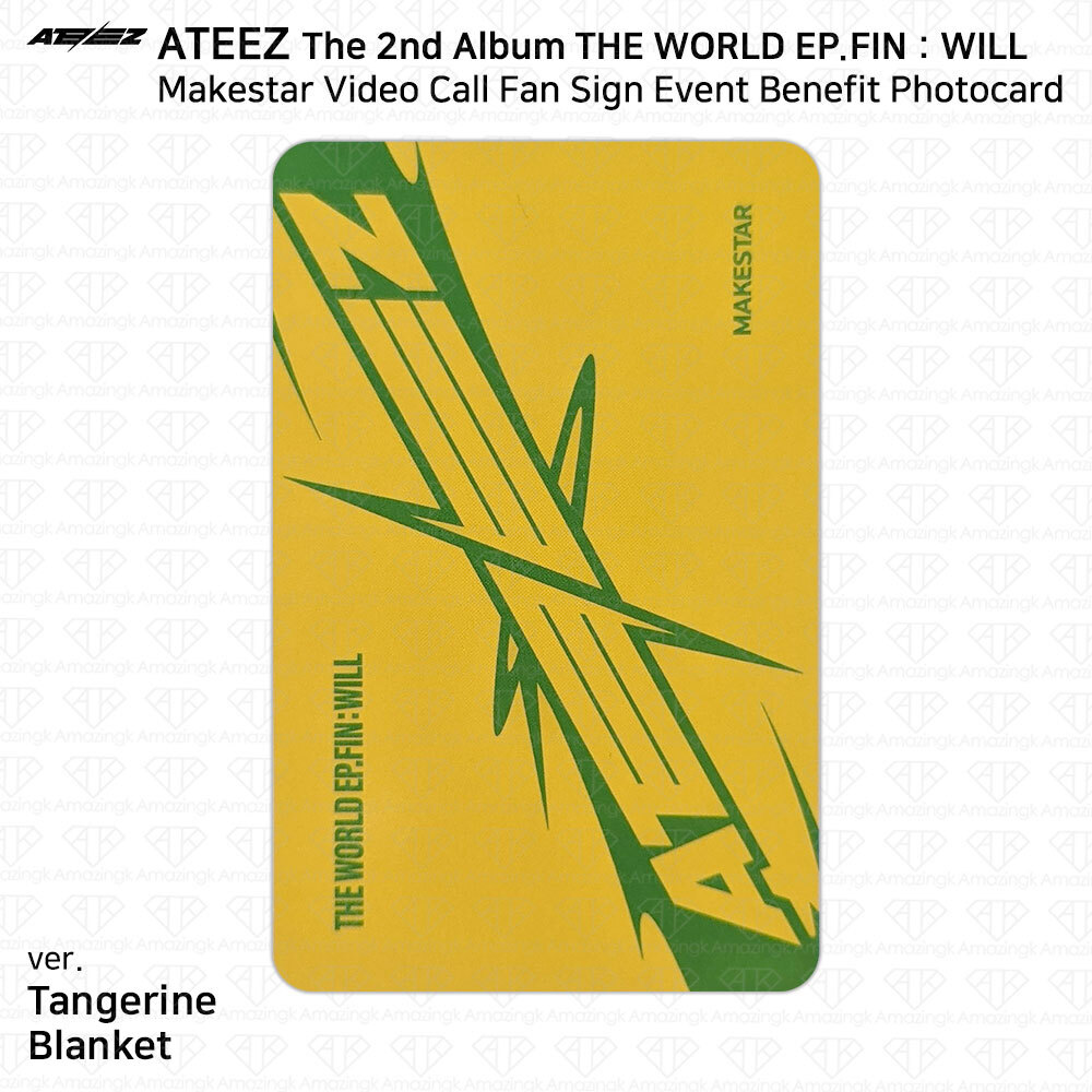 ATEEZ THE WORLD EP.FIN WILL Makestar Video Call Fan Sign Event