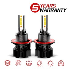 For Toyota Corolla 1998-2000 2X H4 9003 Front LED Headlight Bulbs-High Low Beam