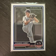 2023 Panini USA Baseball Stars & Stripes - #43 Alexander Clemmey (RC) Pick #58
