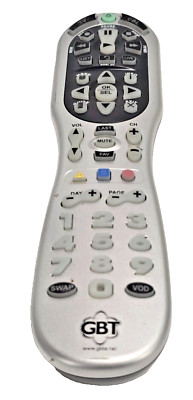 Universal Electronics GBT C134101 Programmable Cable TV Remote P05191-3