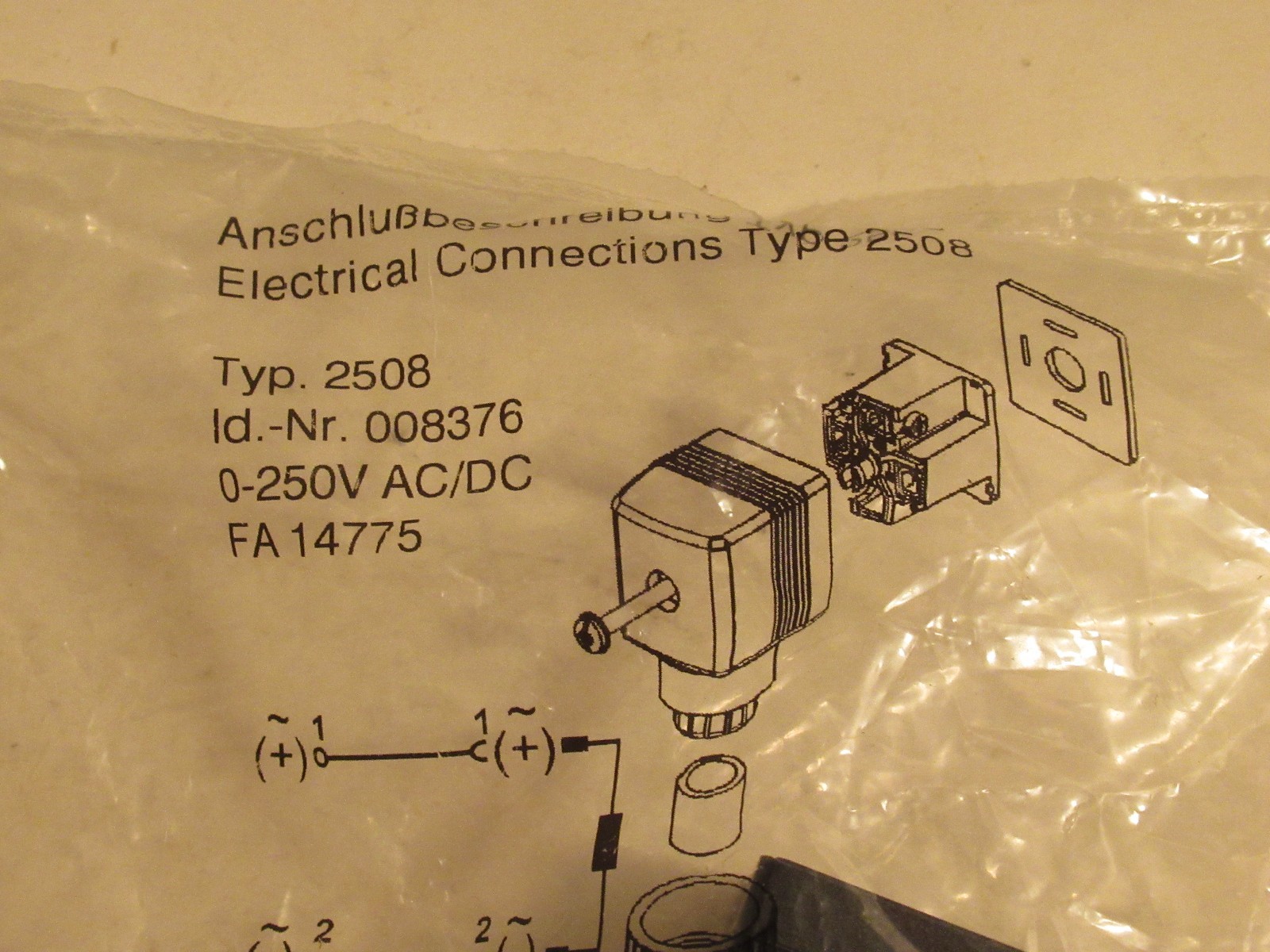 ELECTRICAL CONNECTIONS 2508-00/3 2508 00/3 SOLENOID VALVE NEW | eBay