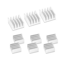 Pi 3 Heatsinks Kit by Silver Aluminium Heatsink Cooler Cooling Kit for Raspb...